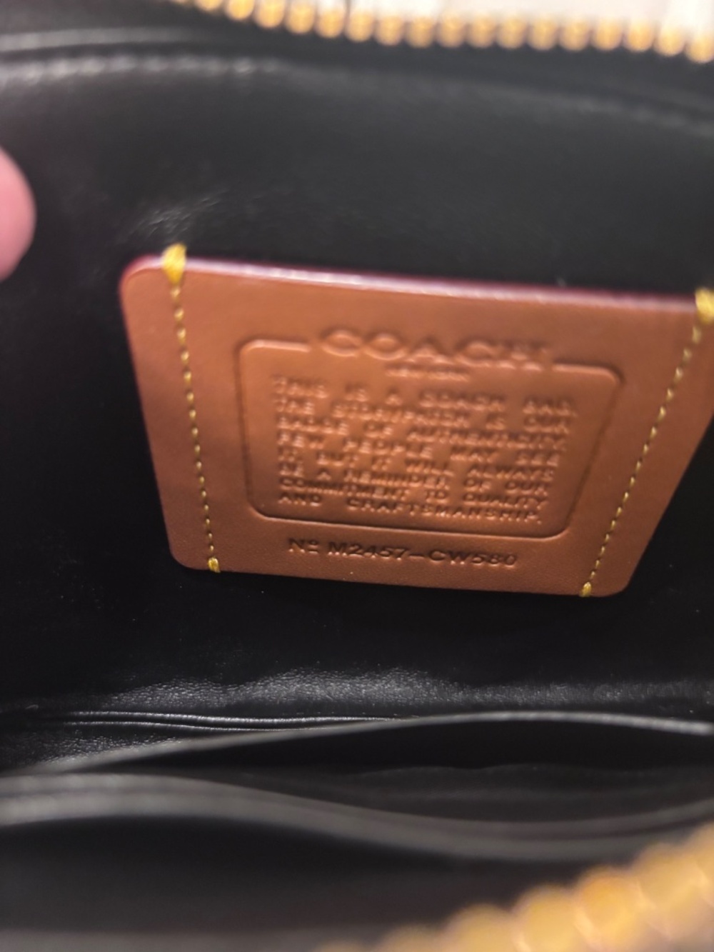 Coach quilted clutch - Picture 2 of 5